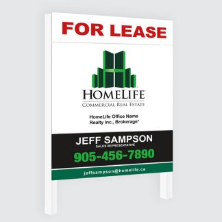 HomeLife Commercial For Lease Sign