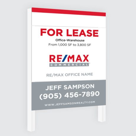 REMAX Commercial For Lease Sign