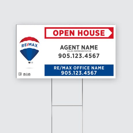 REMAX Directional Lawn Sign