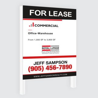 Royal LePage Commercial For Lease Sign
