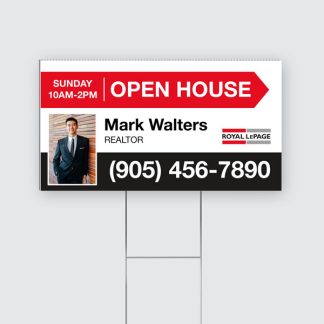 Royal LePage Directional Lawn Sign