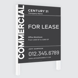 Century 21 Commercial For Lease Sign
