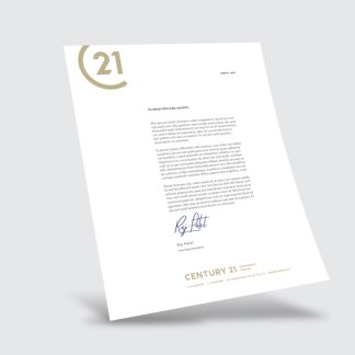 Century 21 Letterhead