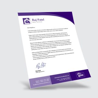 Right At Home Realty Letterhead