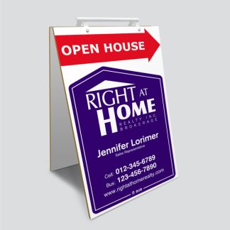 Right At Home Realty Sandwich Board Sign