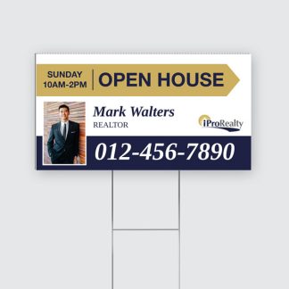 iPro Realty Open House Lawn Sign