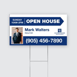 Coldwell Banker Directional Lawn Sign