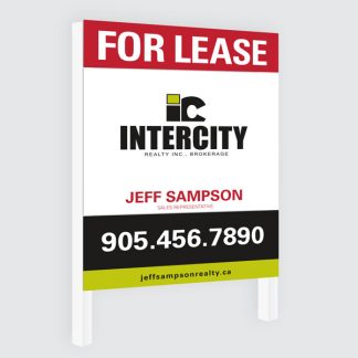 Intercity Commercial For Lease Sign
