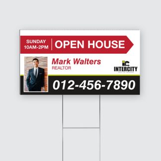 Intercity Realty Directional Lawn Sign