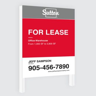 Sutton Commercial For Lease Sign